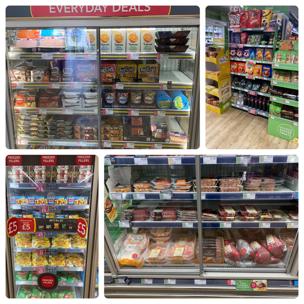 mac_331's tweet photo. Come and have a look at our Cracking Easter deals! 3 for £10 on large Easter eggs🐣. Half price beef wow! 💥 Come in and see for yourself. @coopuk #fortwilliam #lochaber @DSimps0104  @mccarthy_1888 https://t.co/bvT6p1npJx