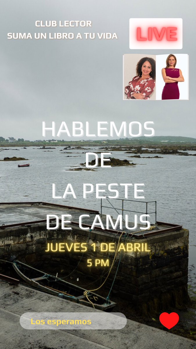 soyflorangel's tweet photo. Hoy a las 5 pm a través de la cuenta en Ig de @dianacaroruiz hablaremos de los 5 capítulos magistrales que componen esa obra intemporal de Camus. #clublector https://t.co/1CEMOx5OGL