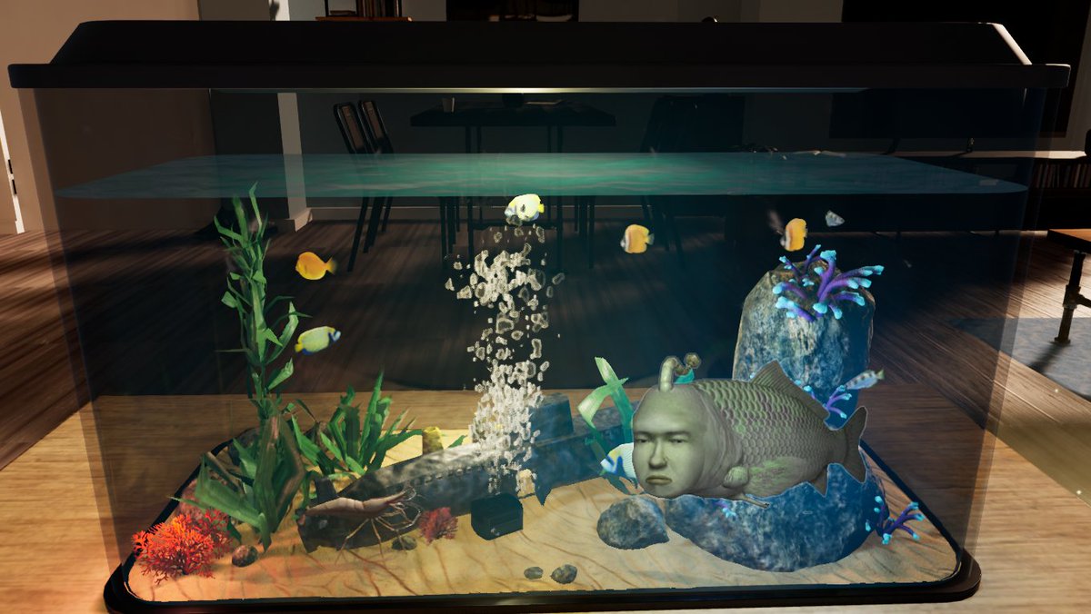 Guys, we can't resist anymore. You asked us for so long and we had to do it. We finally added this peculiar creature to our game, we hope you are satisfied now.

#fishkeeper #gaming #gamedev #indiegame #indiegaming #seaman #videogame #videogames #gamer