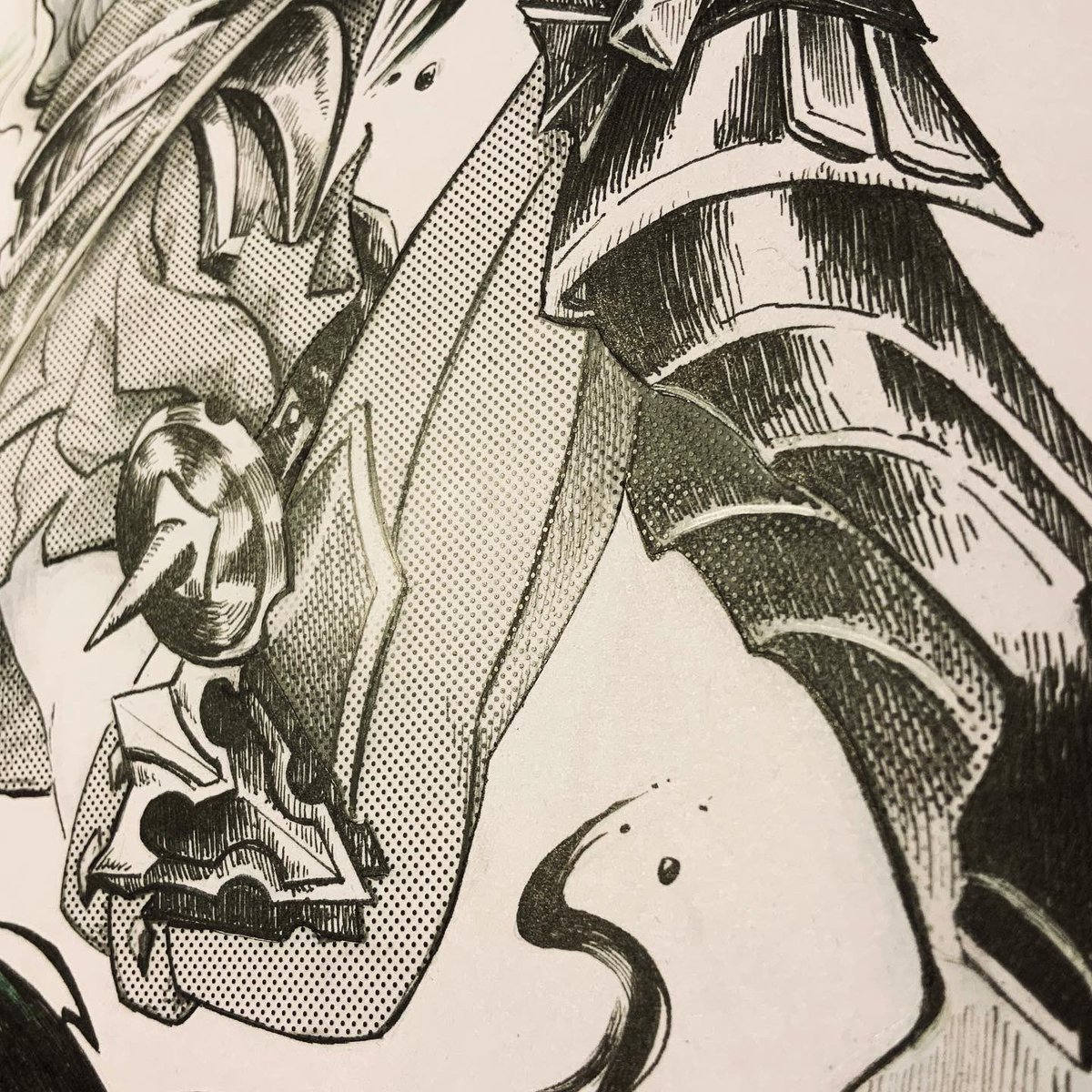 "You are such a child."
Do Isolde's soul fragments speak to Viego?

I had this very wild idea to do this fanart with traditional techniques, inking and screentones. Yes, the screentone is real. 

#viego #theruinedking #LeagueOfLegends #artoflegends #isolde #LeagueOfLegendsFanArt 