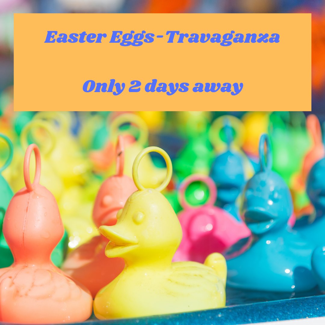 Mokanna329's tweet photo. Only 2 more days to Easter Eggs-Travaganza!!! Shopping, music, face painting, prizes, and more!!!

#masons #mokanna #easter2021 https://t.co/ImCJ7kxx20