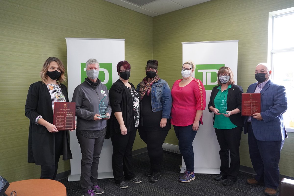 The Conception Bay Area Chamber member who best exhibits innovation in their operations and/or a keen entrepreneurial spirit are recognized with the David Murphy Leadership Award. 2020's deserving recipient was Taylor’s Fish, Fruit and Vegetable Market. Well done!