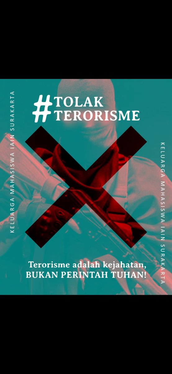 nyupil's tweet photo. TOLAK TEROSISME!

#KMIAINSURAKARTA
#TolakTerorisme
#ModeratHebat https://t.co/Zp2GivIhww