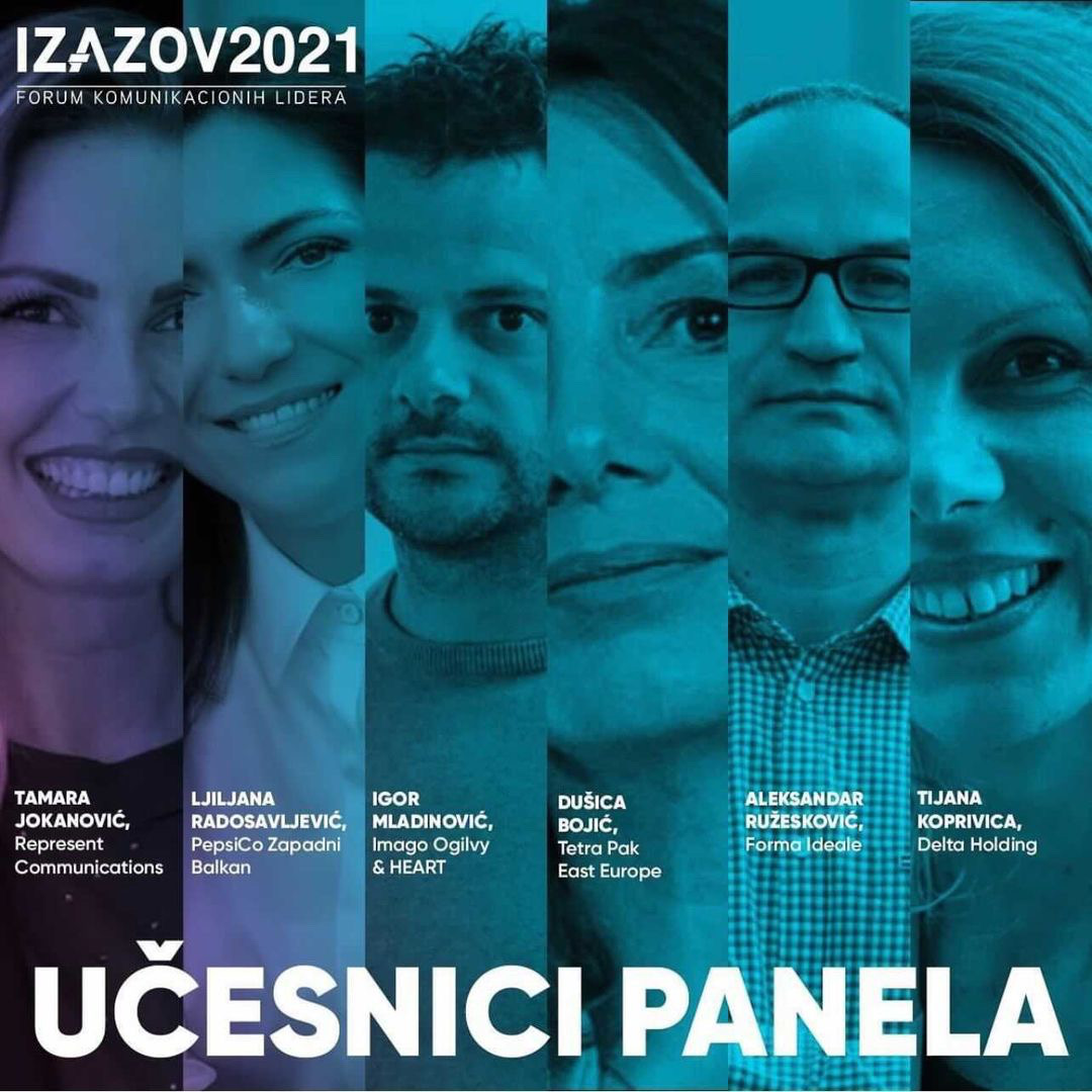 RepresentCom's tweet photo. Naša direktorka @TamaraJokanovic biće moderator panela "Sustainability as your best business strategy", 6. aprila 2021., na konferenciji #Izazov2021 koju organizuje @MarketingMreza. https://t.co/PjviHzHS58