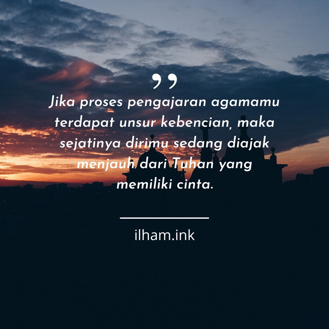 Ilhamink1's tweet photo. Karena sejatinya beragama adalah kita sedang berebut cinta dari Tuhan.

#beragama #Terorisme https://t.co/2LWyH05Xei