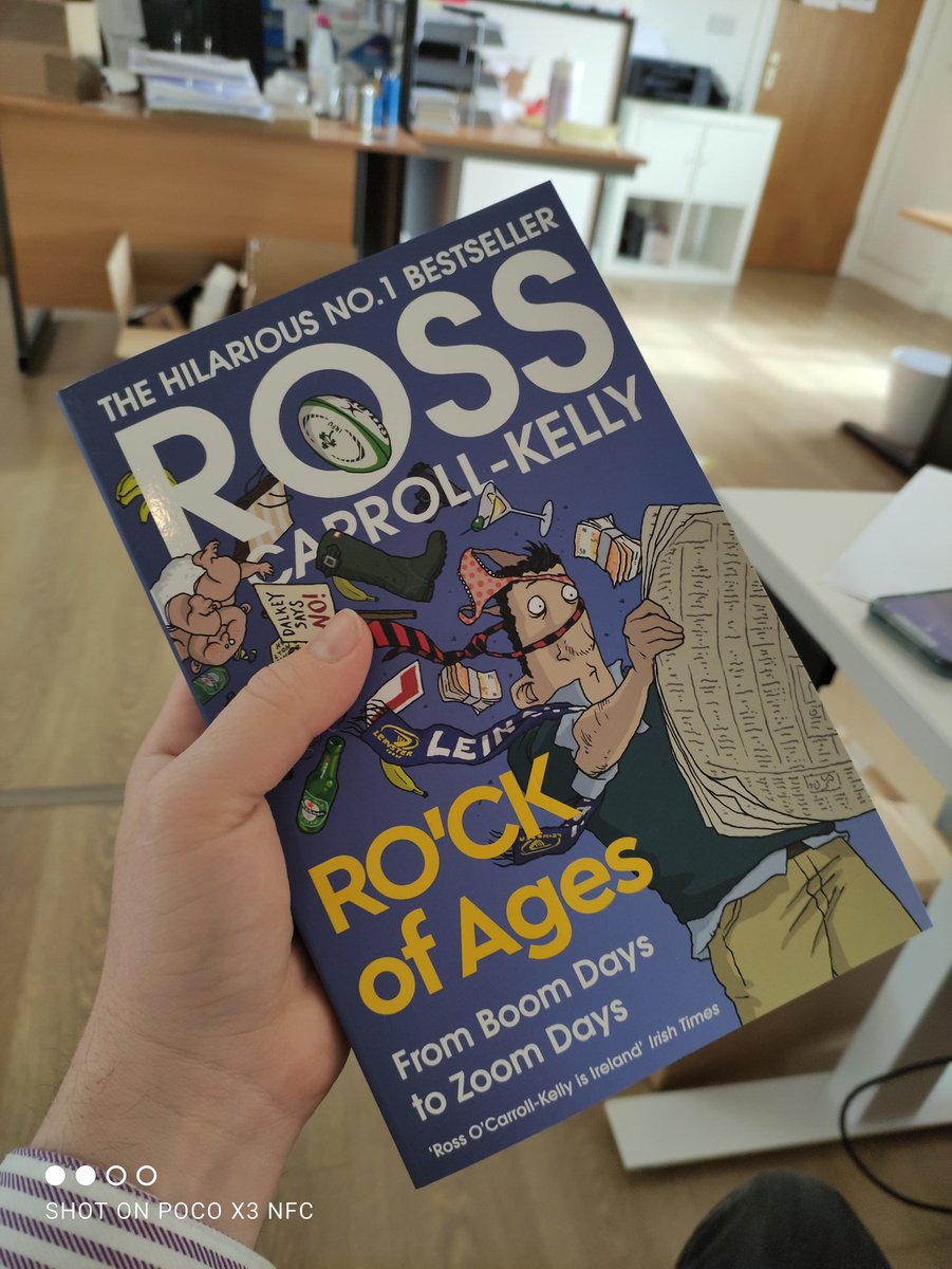 Big thanks to <a href="/evelynshaw89/">Evelyn Shaw</a> for this new addition! Looking forward to getting stuck in to the latest from <a href="/RossOCK/">Ross O'Carroll-Kelly</a>