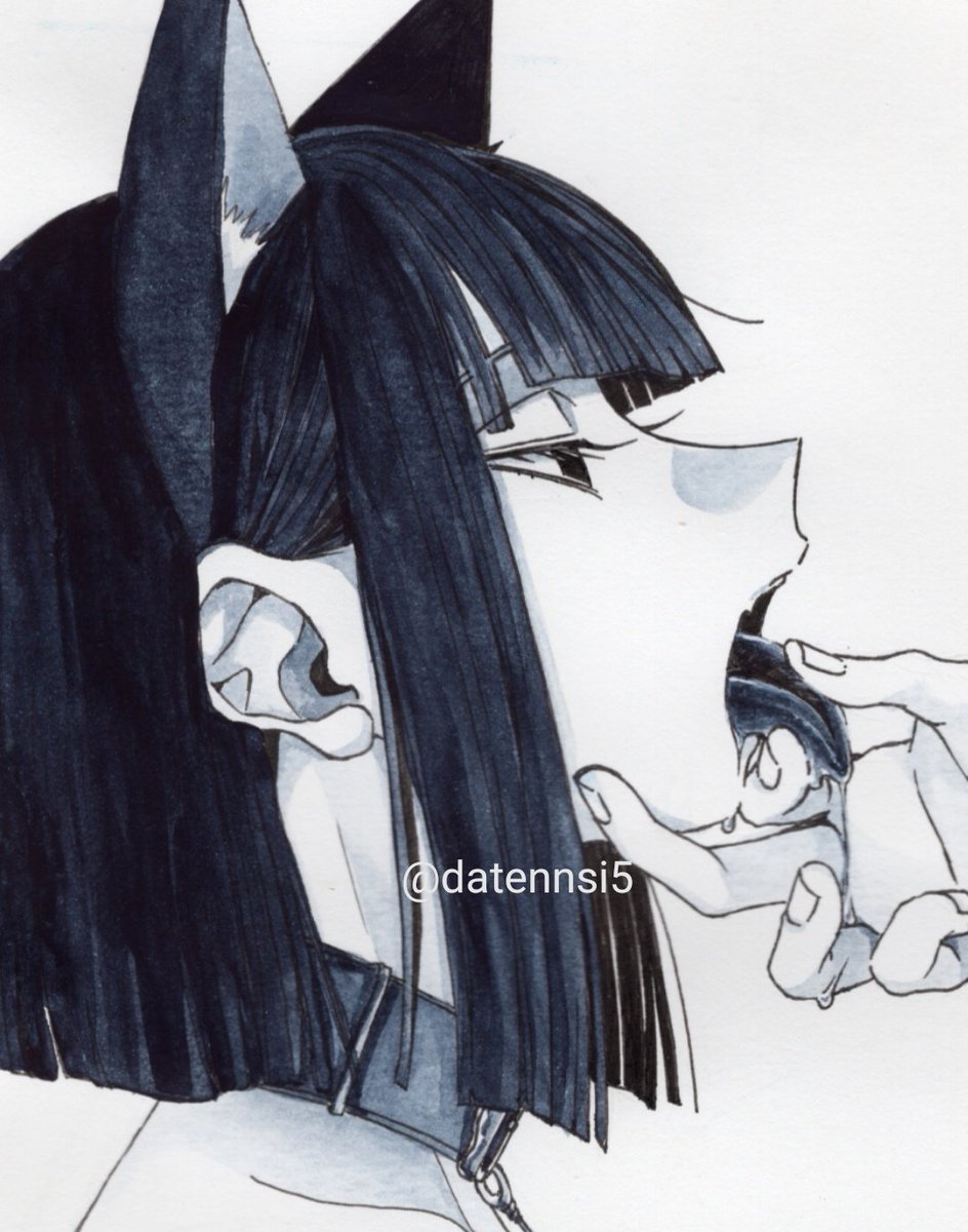 「舌は今までも沢山描いてきたんですが、その集大成としてさらに可愛かったり、えちだっ」|慎(しん)居たり居なかったりのイラスト