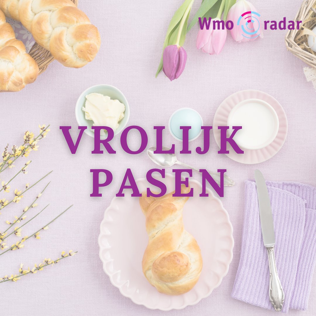 We vieren Pasen voor de tweede keer op rij in een bijzondere situatie. Dit mag de pret uiteraard niet drukken! Doe dit weekend iets voor een ander, denk aan een paascake bakken of een gezellig praatje maken. Wmo radar wenst iedereen in ieder geval alvast een vrolijk paasweekend!