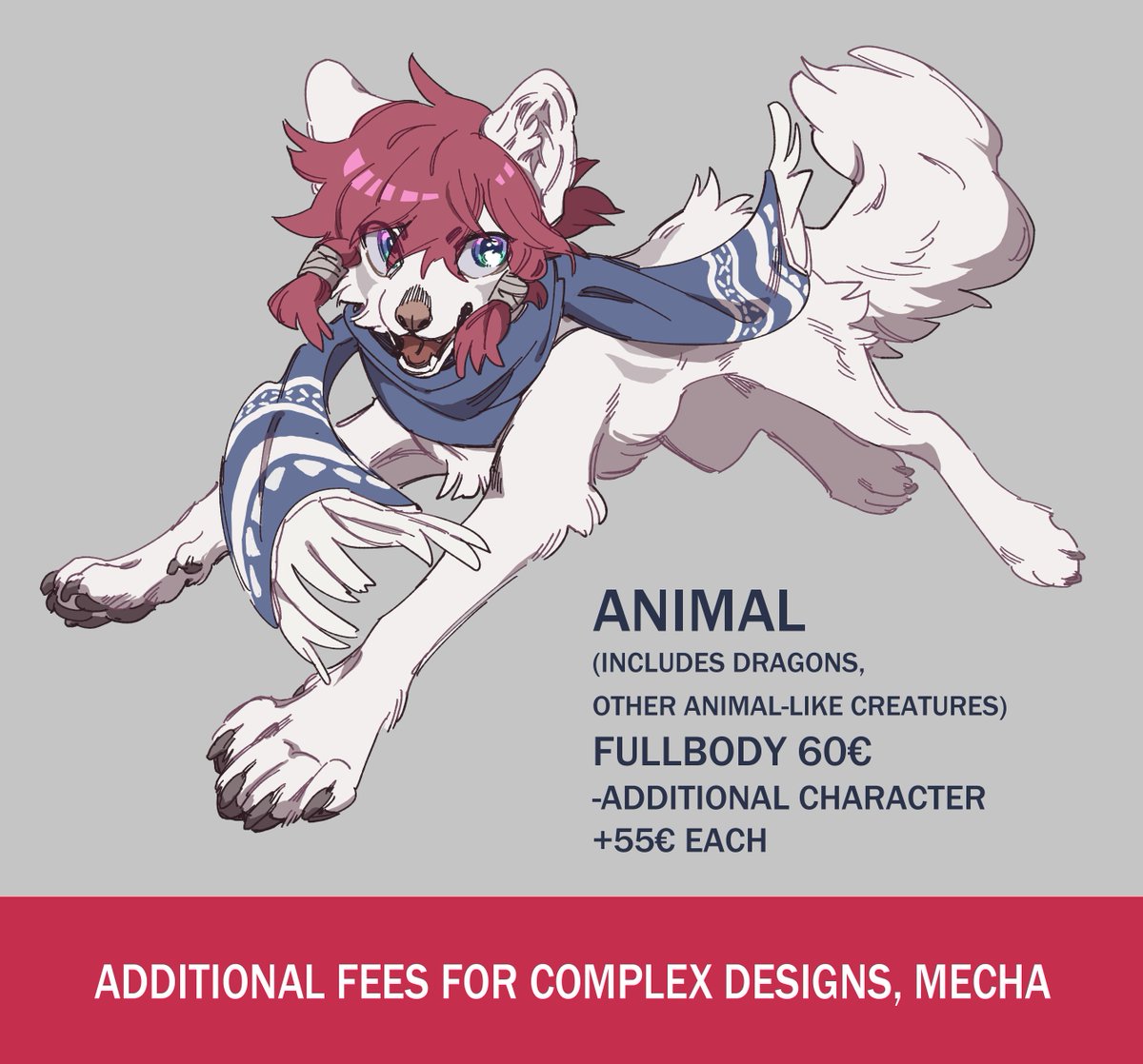 ❗️COMMISSIONS OPEN❗️
Only doing animal commissions this time 
