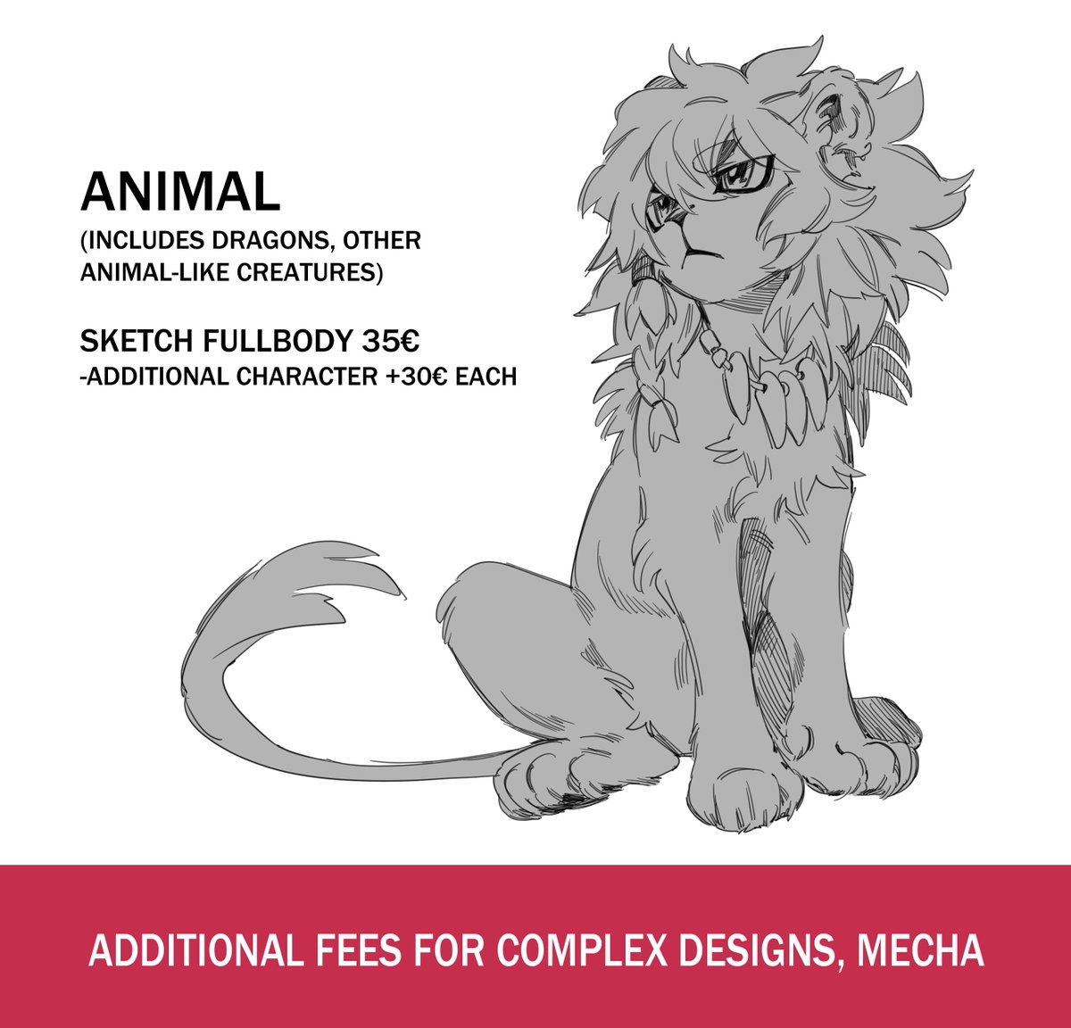 ❗️COMMISSIONS OPEN❗️
Only doing animal commissions this time 