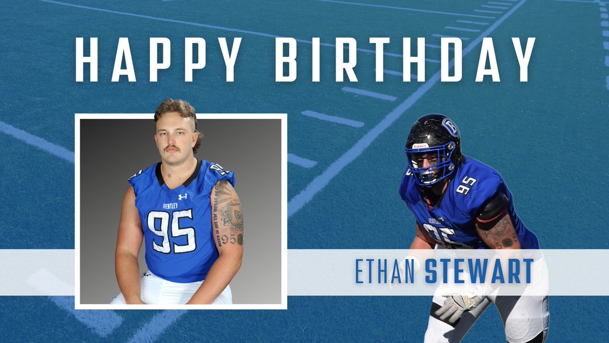 We kick off a busy birthday month with a HBD to defensive lineman Ethan Stewart!

Have a day <a href="/TheEthanStewart/">Stew</a>