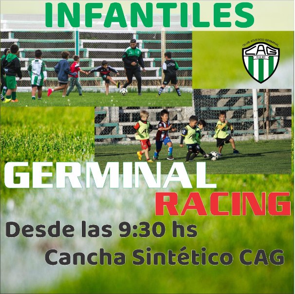 🇳🇬⚽🇳🇬 #FútbolInfantil 🇳🇬⚽🇳🇬
Este Jueves Santo también se desarrollará un Encuentro de Fútbol Infantil contra Racing de Trelew.
Los partidos empezarán desde las 9:30 horas en adelante en orden cronológico.
Primero juega la categoría 2006, luego la 2007, 2008, 2009 y 2010
