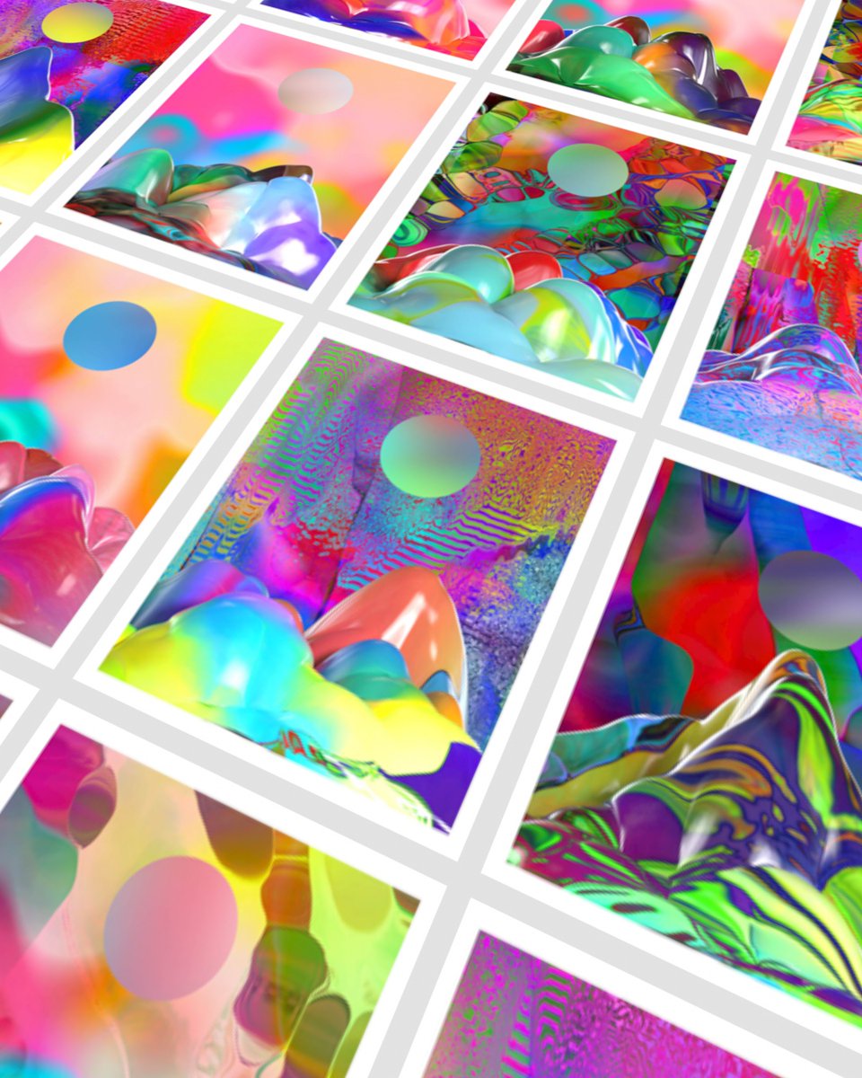 generative landscapes / psychedelic summer 2021! 
#cryptoartist #nftcollectors #cryptoartist #NFTCommunity #digitalart @digartcollector 🔅🌞☀️