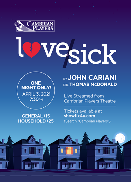 CBCSuperiorMorn's tweet photo. Love/Sick is the newest production from @CambrianPlayers , and you can watch it live from your living room this Saturday. We'll hear all about it, next. https://t.co/QOmVzJh4A8