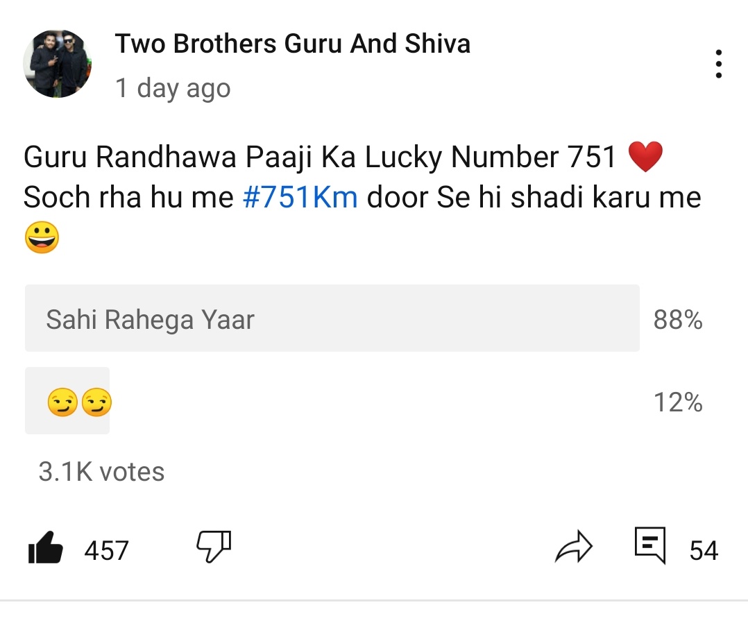ShivanshuTomar_'s tweet photo. #751films @751Films @GuruOfficial 
Sahi Rahega Paaji ❤️✌️👇 https://t.co/LinWHzcFkt