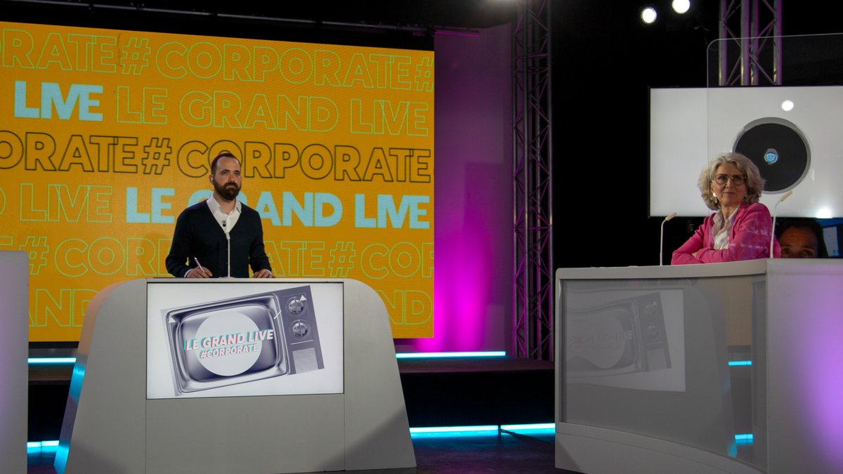 La BNP Paribas s'est donné rendez-vous aux Studios de l'Île pour "Le Grand Live", une émission destinée à leurs équipes 🎥