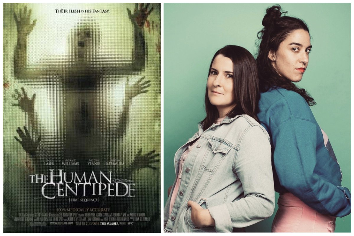 BechdelCast's tweet photo. NEW EPISODE ALERT! After countless requests from fans who have been begging us for years, we finally covered The Human Centipede. https://t.co/xgOGrfG6at
