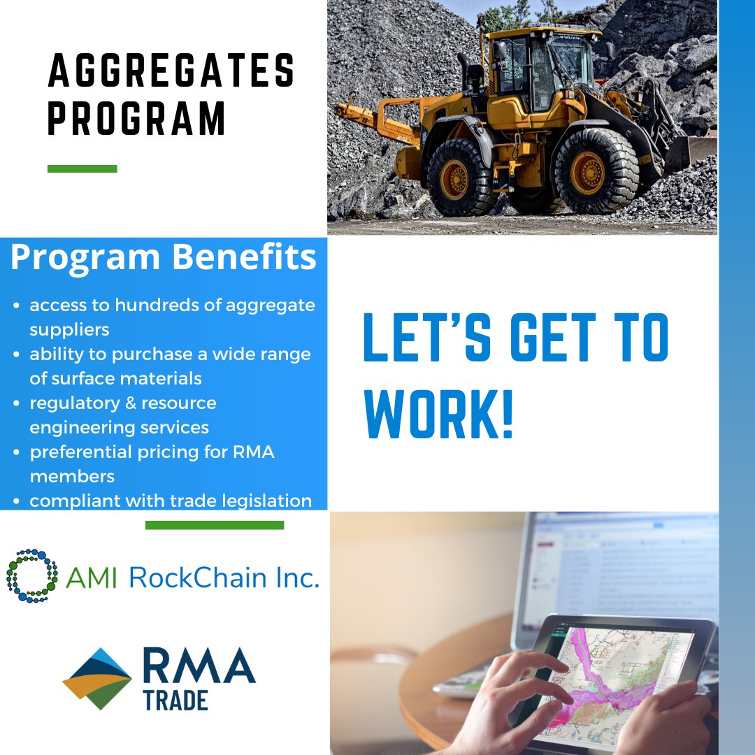 AMIRockChain's tweet photo. AMI RockChain is excited to introduce the Aggregates Program, a partnership with the Rural Municipalities of Alberta (RMA). For a list of member benefits check out https://t.co/S04NL4KxKb
Let us Rock Your Next Project!
#aggregatesprogram #rmapartnership #rockchain #rmamembers https://t.co/h6RPiTyZuf
