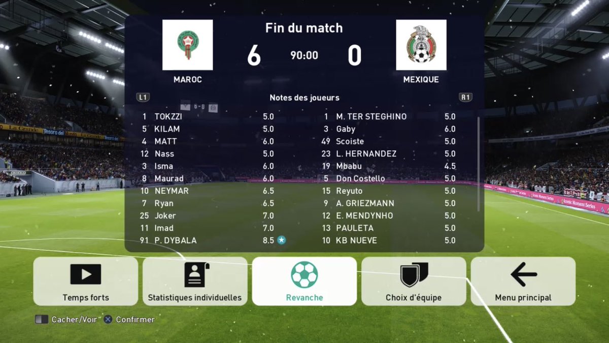Homme du match (4 but + 1 passe D) pour ma 1ère titularisation avec <a href="/SelectionMaroc/">Sélection Marocaine</a> contre le <a href="/SelecMexicaine/">Selection Nationale Mexicaine</a>