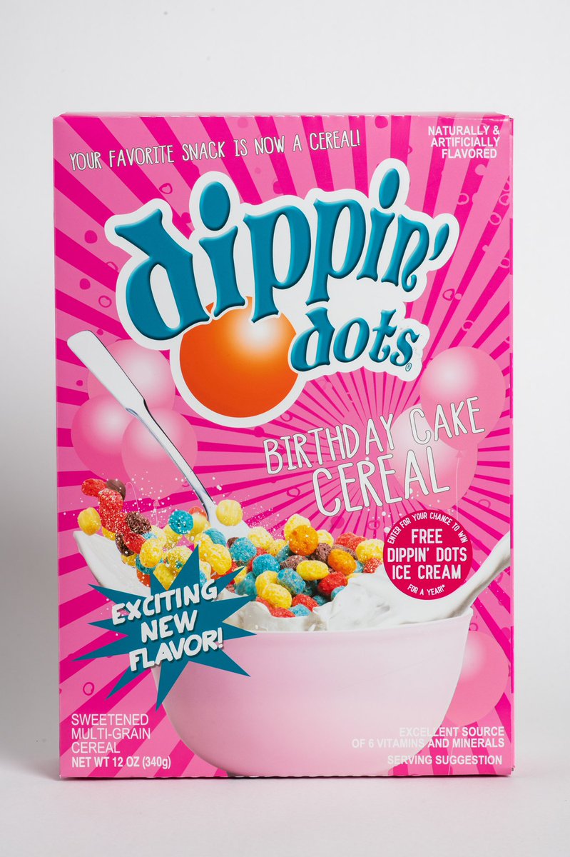 Dippin Dots Birthday Cake