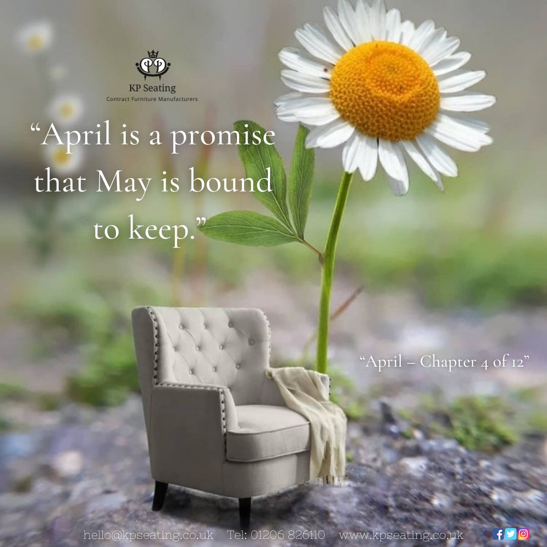 kpseat's tweet photo. “Welcome, April.”

#kpseating #kpseatingfurniture #banquetteseating #boothseating #benchseating #restaurantinterior #restaurantdesign #contractseating #furnituremanufacturer #furnituremaking #manufacturer #interiordesign #bespoke #furniture #chairs #barstools #upholstery https://t.co/5iE7mKB3Vy