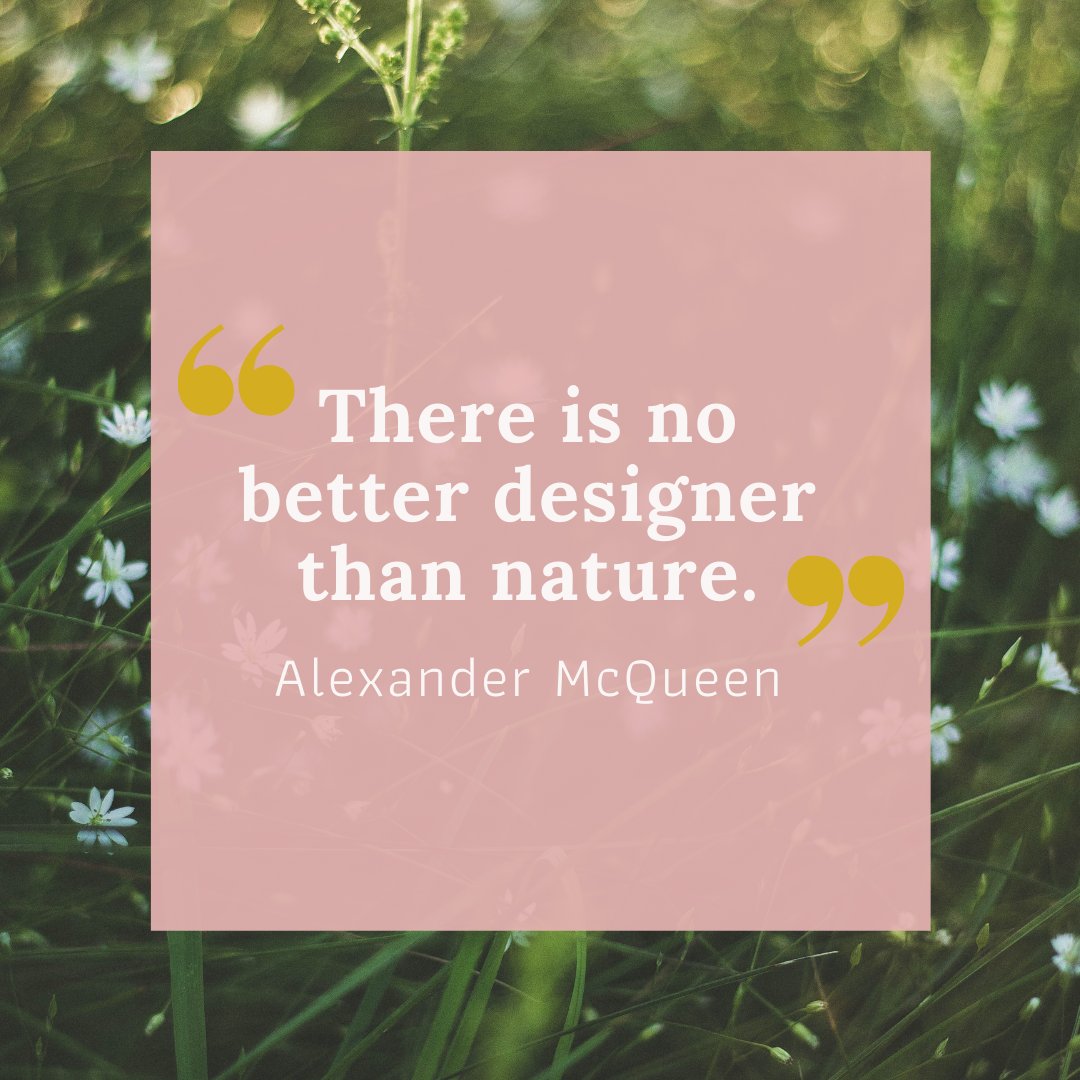 QUOTE ALERT Alexander McQueen's quote sums up why we here at Penderyn  Antiques are so passionate about being environmentally sustainable! Nature  is the best designer! https://t.co/AjMhXwt1Kg, image size:1080x1080