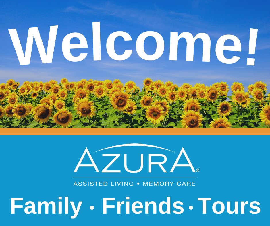 We are excited to announce that ALL of our Azura Assisted Living and Memory Care communities are now welcoming visits from family and friends.  Azura is also open to provide in-person tours of our homes to those looking for assistance with admission. #openforsmiles #welcomingyou