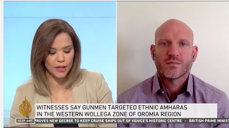 wdavison10's tweet photo. I try to explain what's going on in western Oromia in 3 mins after another reported massacre of Amhara...but forget soundbites and Oromo Liberation Army - this tragic situation needs an army of journalists and human-rights investigators to expose crimes
https://t.co/ua7mV1xVlH https://t.co/FTOaOlI72l