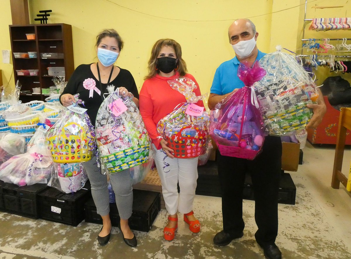 WHAMMinistries's tweet photo. We sincerely appreciate Aida G. Silva and Miguel Echegollen from St. Cyril of Alexandria Catholic Church. They kindly donated Easter baskets that were given to children in our community. #ThankYou #WHAMInAction https://t.co/oO59c2iy8W