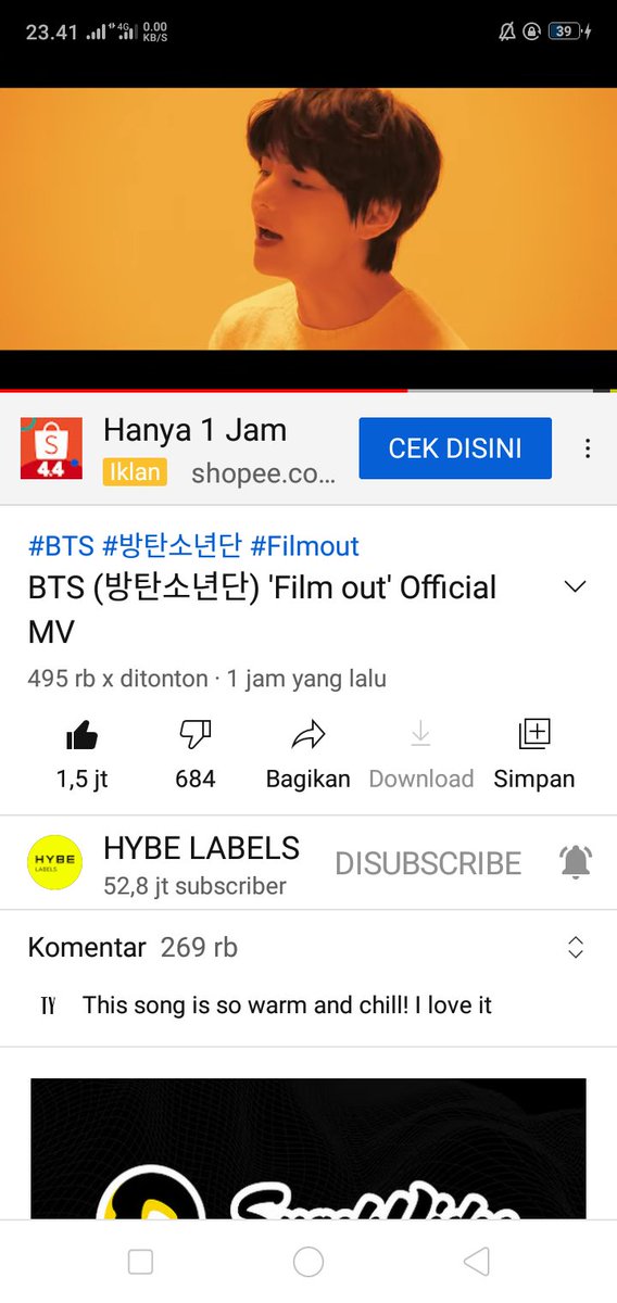 RirinV30's tweet photo. Dr "Film out" aku bisa bljr untk mnghrgai seseorang yg Dtg kedlm hdp kita. As what RM said "No matter who you are, where you from, you skin colour, your gender identity, just speak yourself. Find your name and find your voice by speaking yourself"
#FilmOut 
#ProudOfComposerJK https://t.co/3jBKs80RLq