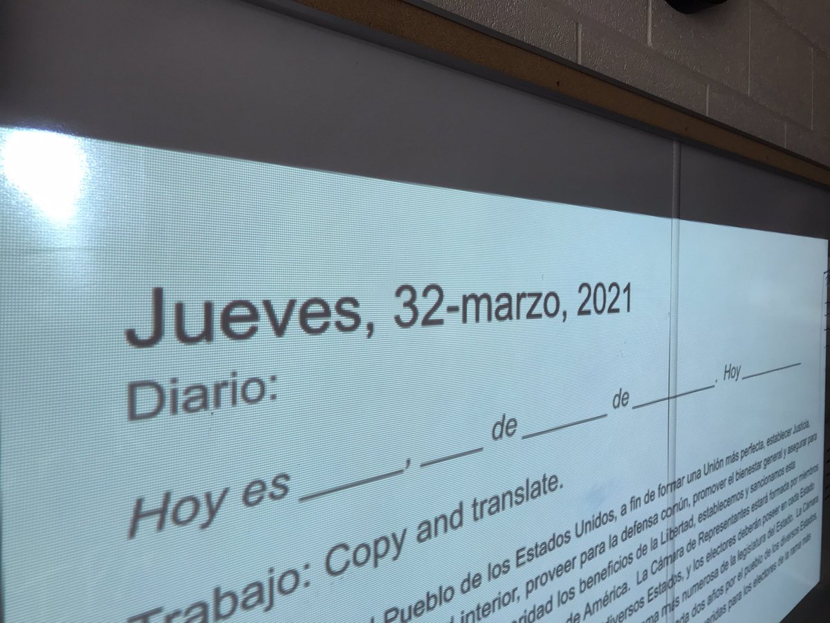 Only 2 of 100 kids were fooled by this date for their daily journal 😂