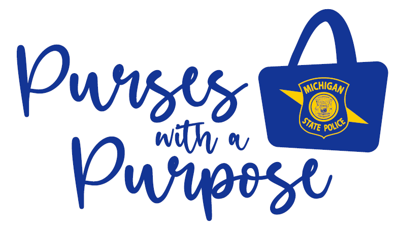 MichStatePolice's tweet photo. April is #SexualAssaultAwarenessMonth. The MSP Women Leading Change employee resource group is leading an effort called Purses with a Purpose to gather purses and bags, filled with comfort items, such as socks, toiletries and candy, to donate to sexual abuse survivors. https://t.co/i2k8lzCdAg