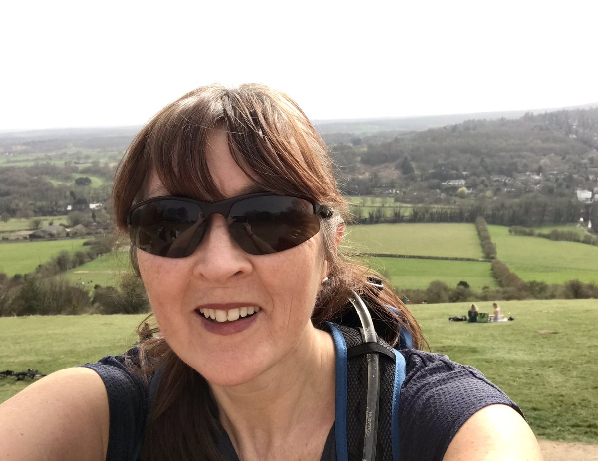 JacquiDaveyUK's tweet photo. Lovely spring walk around the #BoxhillHike - always spectacular views from the @nationaltrust view point whatever season. https://t.co/055Yg9cBXL
