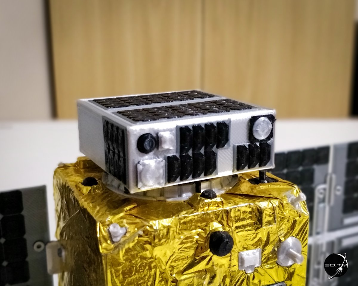_3d_tm's tweet image. More details of my 3D printed model of ELSA-D, by Astroscale (@astroscale_HQ @Astroscale_US @astroscale_JP  )

#onorbitservicing #satelliteservicing #astroscale #elsad #goELSAs #spacedebris #spacedebrisremoval #3Dprinting