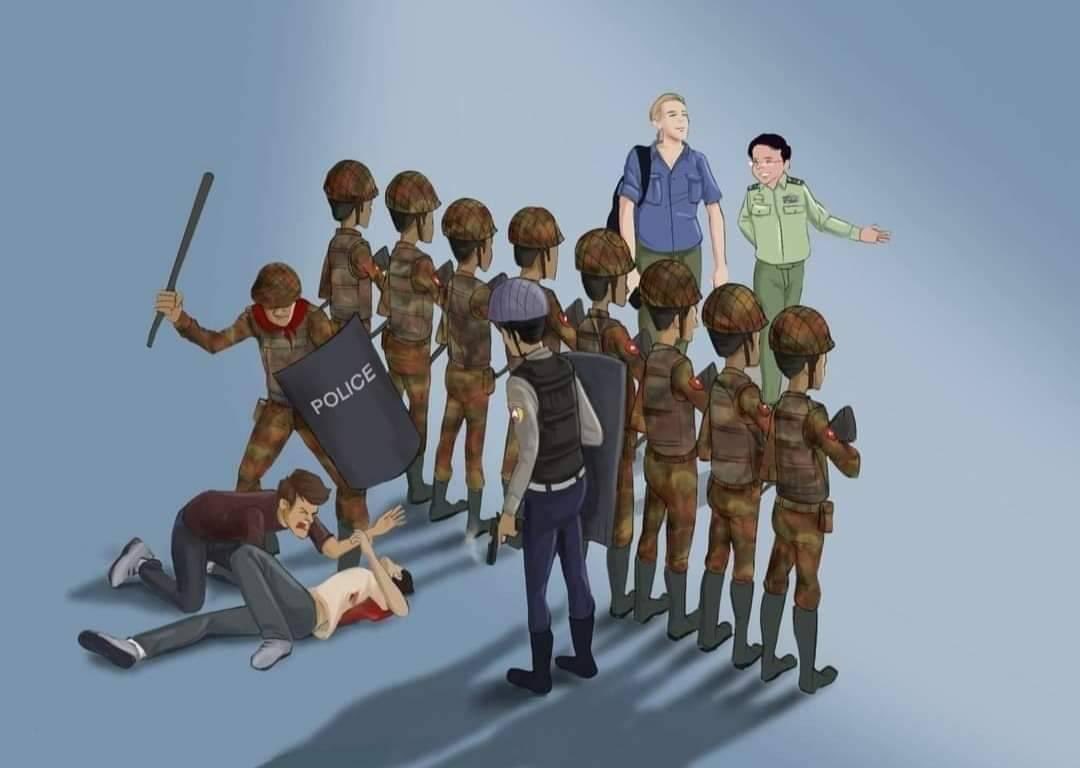 #WhatsHappeningInMyanmar 
#Apr1Coup