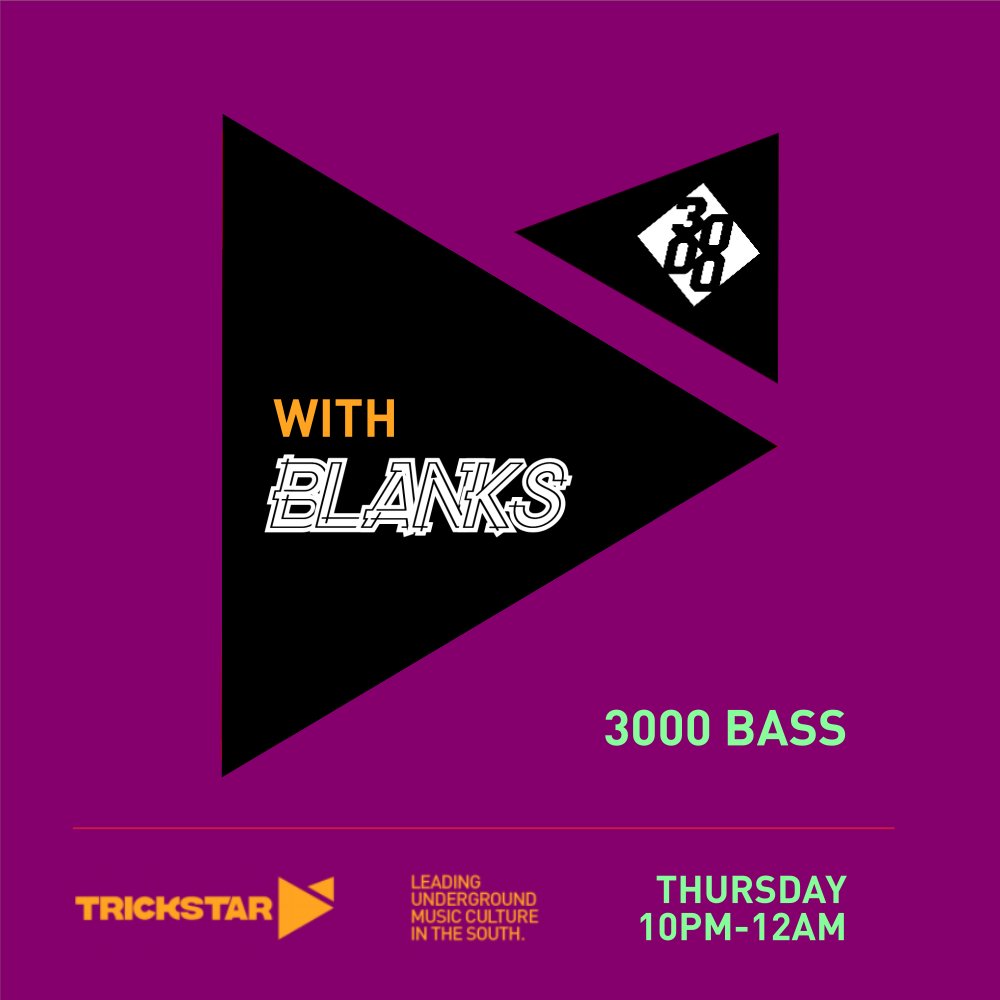3000BASS's tweet photo. We are back this evening on @trickstarradio, this time we have @shifteruk b2b @Blanks79554352 for a 2 hour special ahead of their release 'Go' out tomorrow: https://t.co/Hc04TEbc8a
Make sure you lock in tonight from 10pm! >> https://t.co/4UzUmpfvk3 https://t.co/7DRj795a59