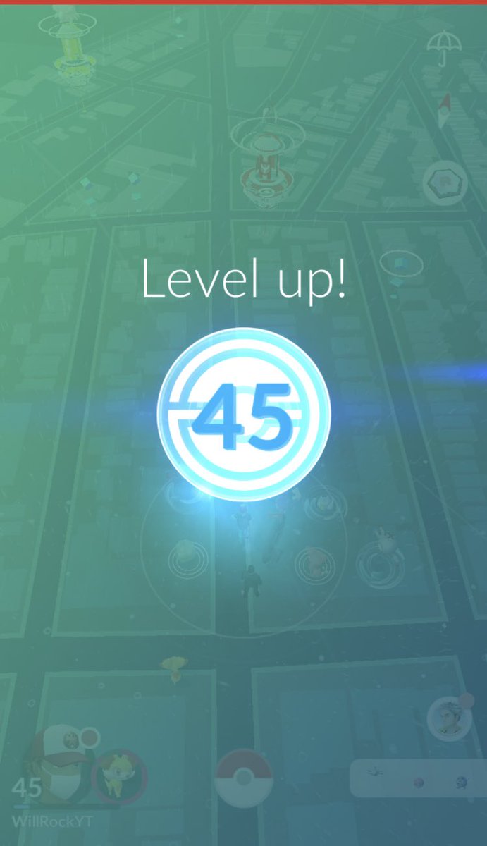 WillRockYT's tweet photo. So this just happened💯💪🏼 #PokemonGo Level 45 Hype!! 👊#RockNation #levelcap https://t.co/AAfAYzNS5z