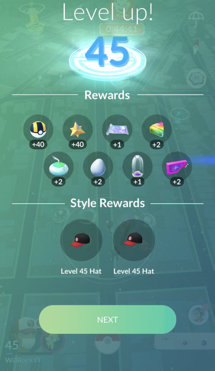 WillRockYT's tweet photo. So this just happened💯💪🏼 #PokemonGo Level 45 Hype!! 👊#RockNation #levelcap https://t.co/AAfAYzNS5z