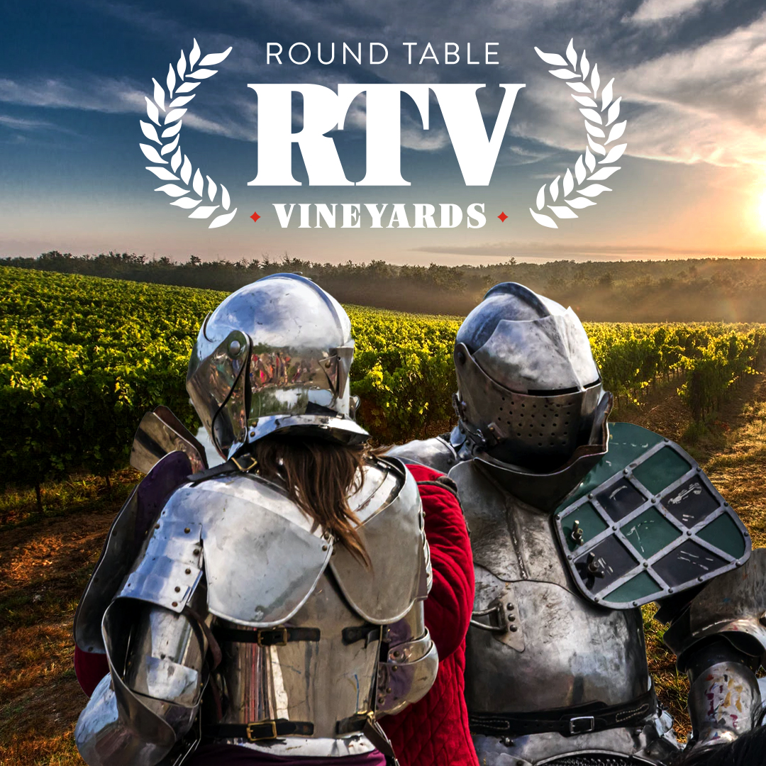 Ready to get away with Round Table Pizza? We’re excited to announce the grand opening of Round Table Vineyards in Napa Valley, CA. RTV will feature everything from axe throwing, wine tasting, and pizza making, to jousting and a yearly grand ball! Come one come all!