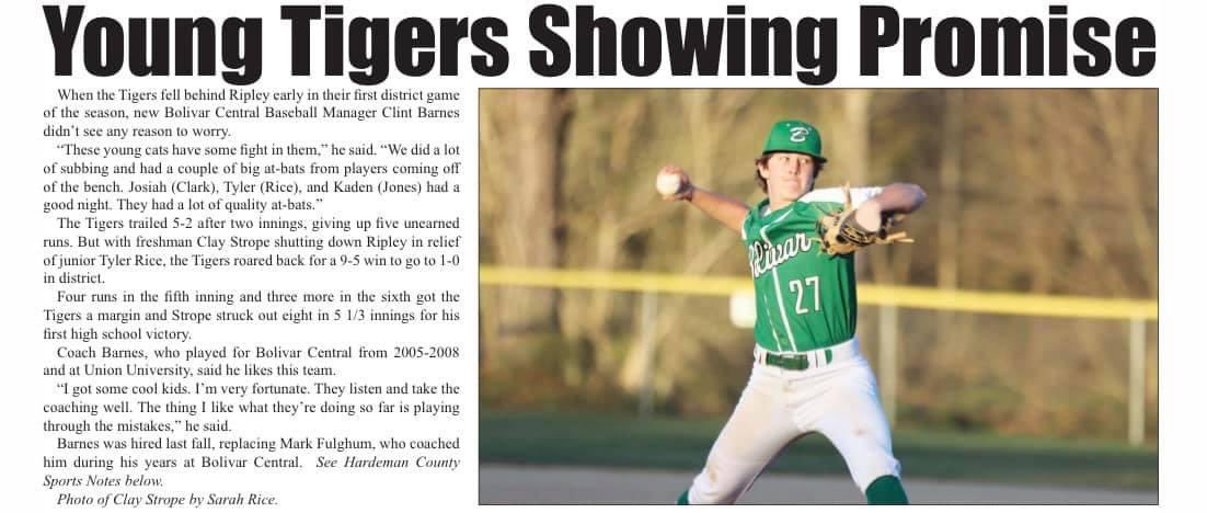 ClayStrope's tweet photo. Thanks County Journal for the article! My guys are savages! Can’t wait to see what the future of this team does in the years to come. https://t.co/LTyzq1QH76
