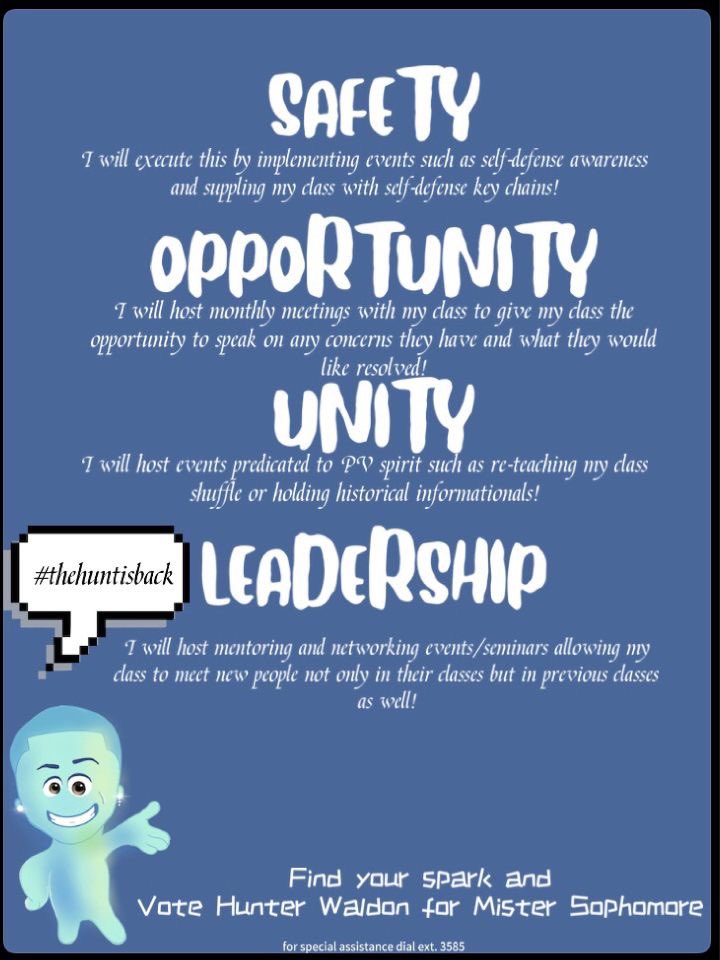 TySaucin's tweet photo. “A man without a vision for his future, always returns to his past”
Vote for the candidate that has more then a plan but a VISION👍🏾
#VOTE4HUNTER #VOTE4HUNTER
#VOTE4HUNTER #VOTE4HUNTER
Check out my plan for my platform below! #PVElections #TheHuntIsBack https://t.co/ig9qUXGmIr