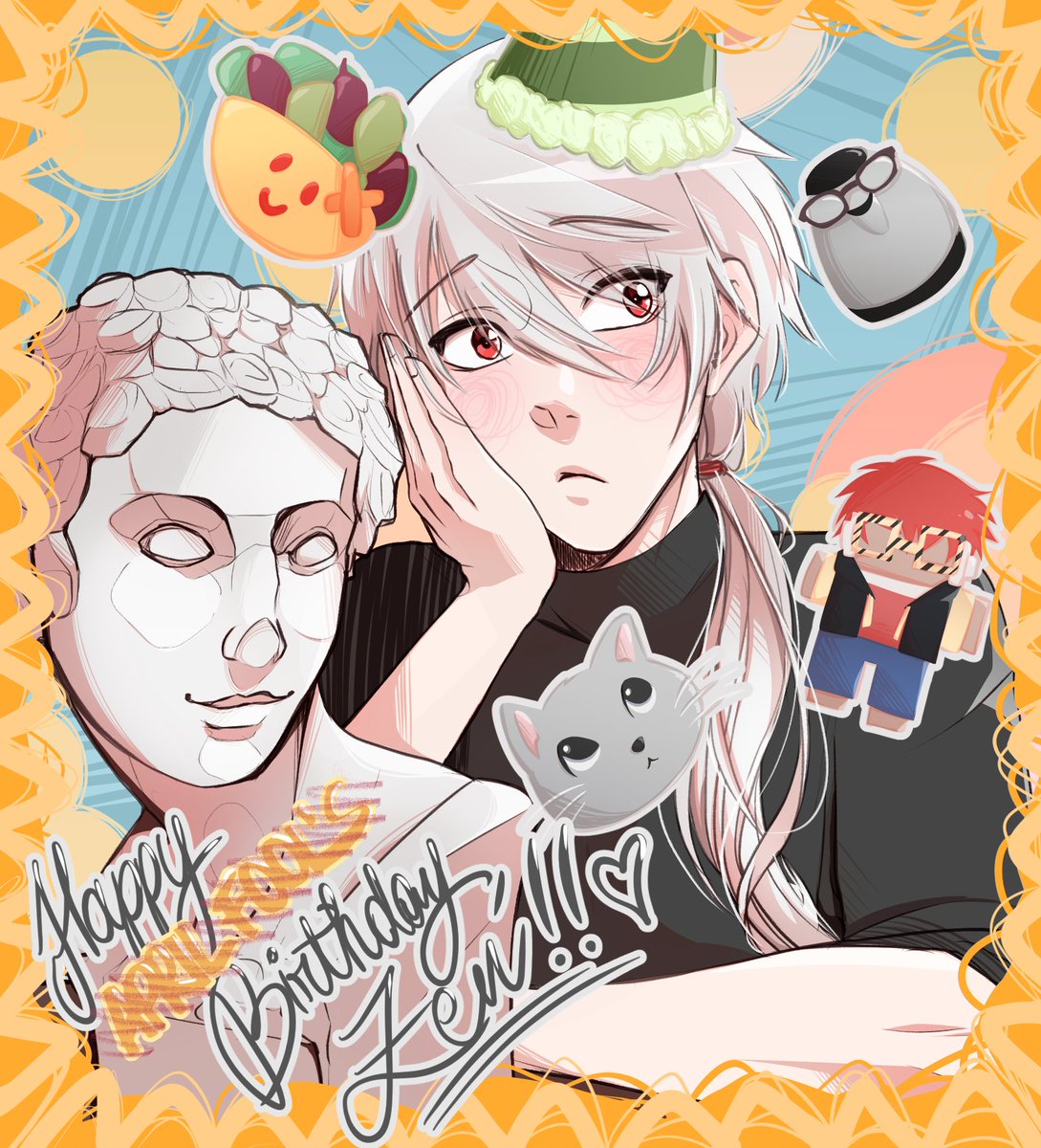 mm12578's tweet photo. Happy Birthday Zen!! 🤍
(&amp; Happy April Fool's~)
.
.
#MysticMessenger
#수상한메신저 https://t.co/DTJ9Y4utGo