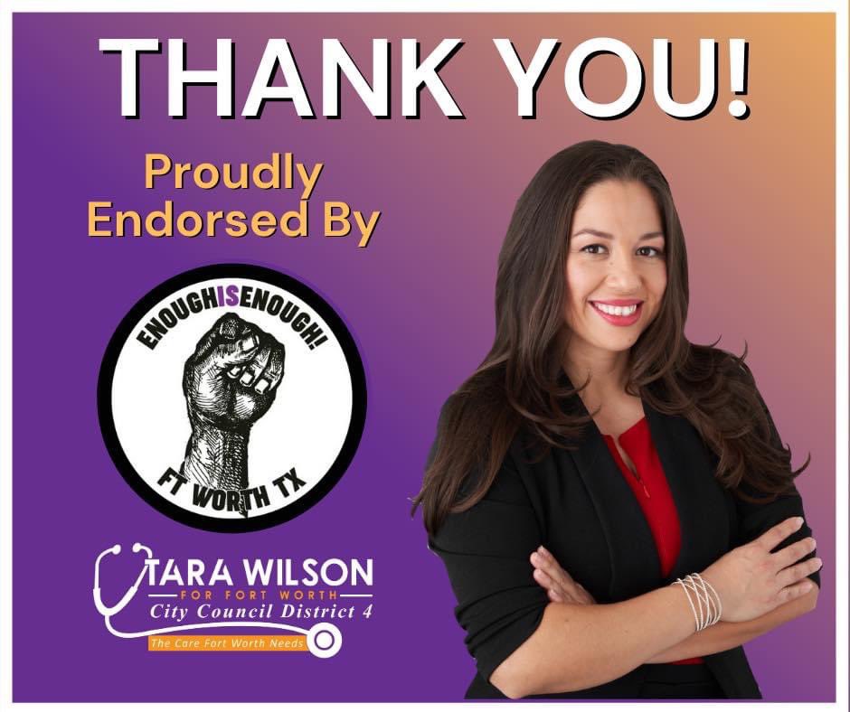 enough_fw's tweet photo. She does more than say she will represent the people, she is willing to work side by side with the people and her track record proves that. Look no further than Tara Wilson if you live in District#4! https://t.co/6D5akiyugj