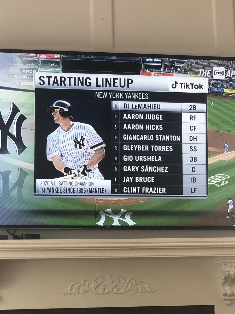 MikeZambarda's tweet photo. @YESNetwork Forgot about @bw51official @PaulONeillYES and Don Mattingly. #yesnetwork #mlb #MLBOpeningDay https://t.co/jXGSckiJ5k