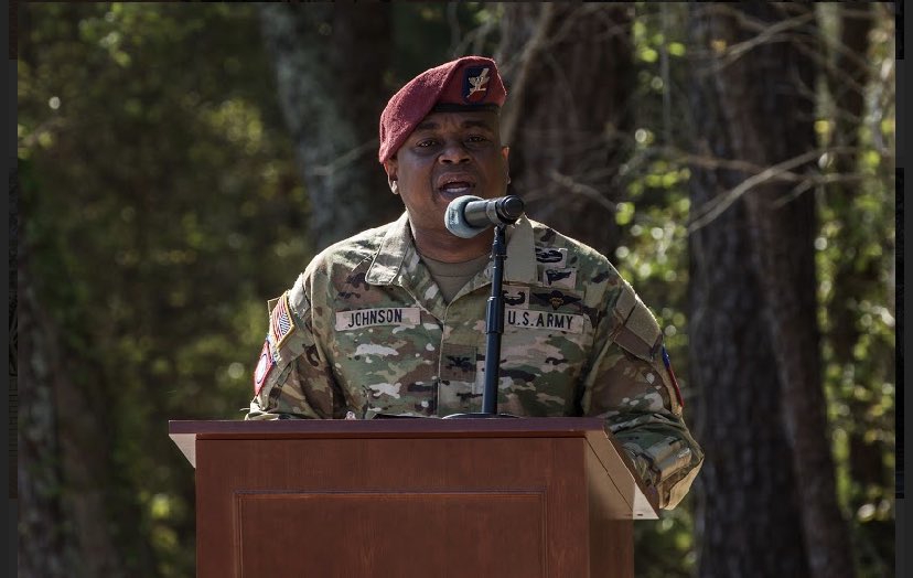 AkilahDavisTV's tweet photo. JUST IN: Women continue making history on Fort Bragg. Command Sergeant Major Tonya Sims took command of @Adsb82nd this morning. She is the first African American female soldier to hold the highest ranking enlisted position in the unit. #abc11 https://t.co/zeyCvZIrwi