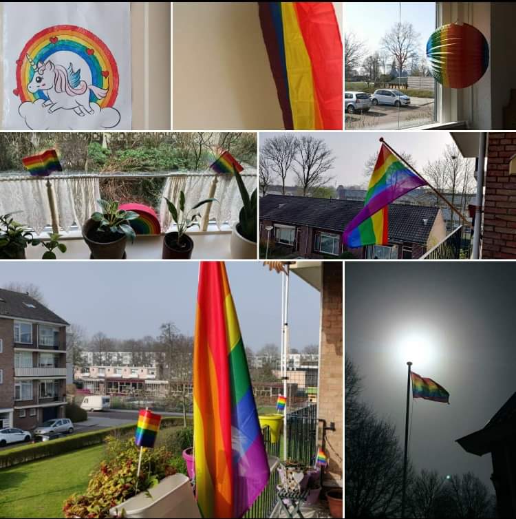 wijdekerkNL's tweet photo. Team Wijdekerk viert vandaag het 20 jarig jubileum mee voor het opengestelde burgerlijk huwelijk ๐๐๐ค๐๐๐๐๐งกโค๏ธ๐ค๐ค
#devlaguit #1April https://t.co/rxry1KnkCK