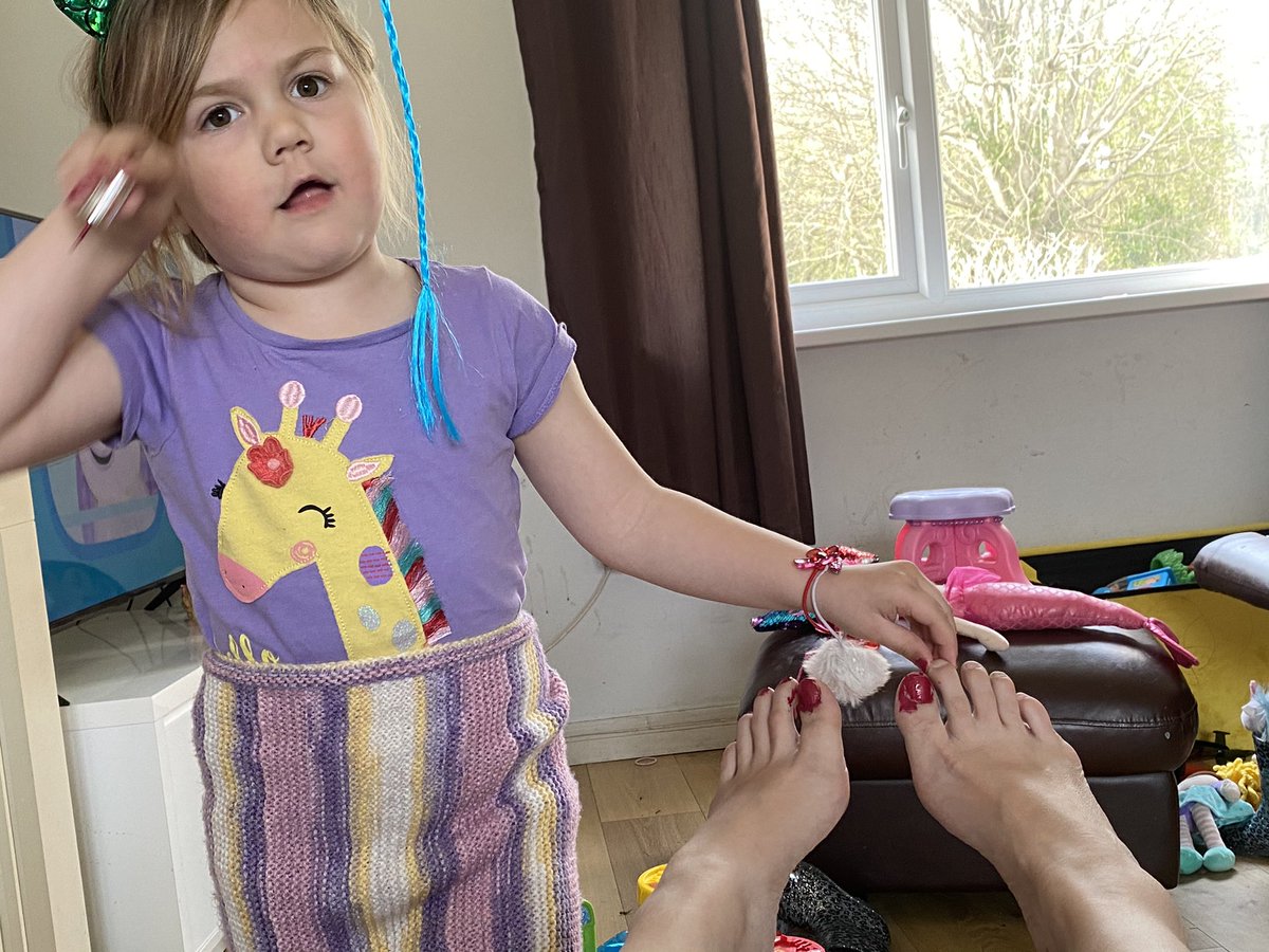 Shelley_Marie86's tweet photo. I know it’s against the Covid rules but... I did manage to get a pedicure today. She talked a lot and was quite bossy but when she finished she told me I looked fancy. #pedicure #lookingfancy #mumlife https://t.co/8ND0rVrXrE