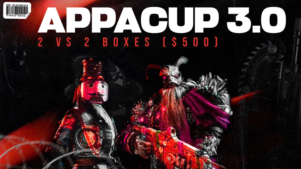 APPACUP 3.0 🔥 
2v2 boxes 500$ de premio el día domingo! Será transmitido en mi canal de fb, sus gts abajo con las ss
Únicos requisitos seguir a y RT 
@MxANekrosV 
<a href="/MexusAlpha/">Mexus Alpha</a> 
@RafaelMdz_