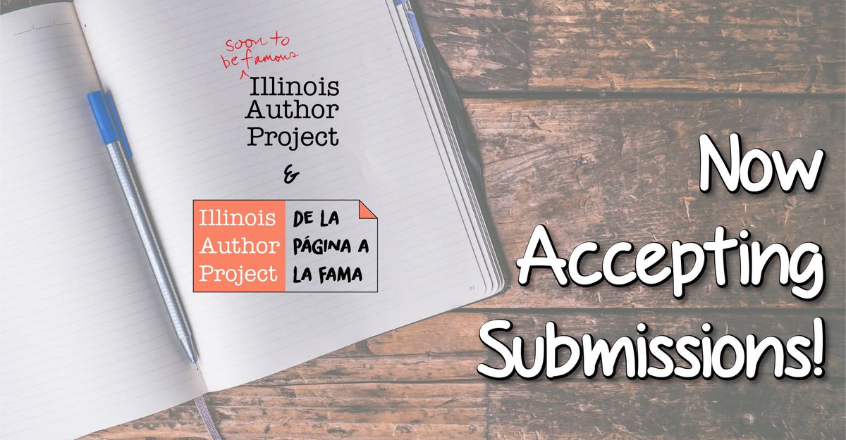 STBFauthor's tweet photo. No jokes about it — starting today, you can now submit your writing to our Illinois Author Project or to our NEW De la Página a la Fama Spanish writing contest. 
Submit your piece here: https://t.co/Zx8mQpLVXY.
#IllinoisAuthors #IllinoisWriters https://t.co/SGr5CXE92K