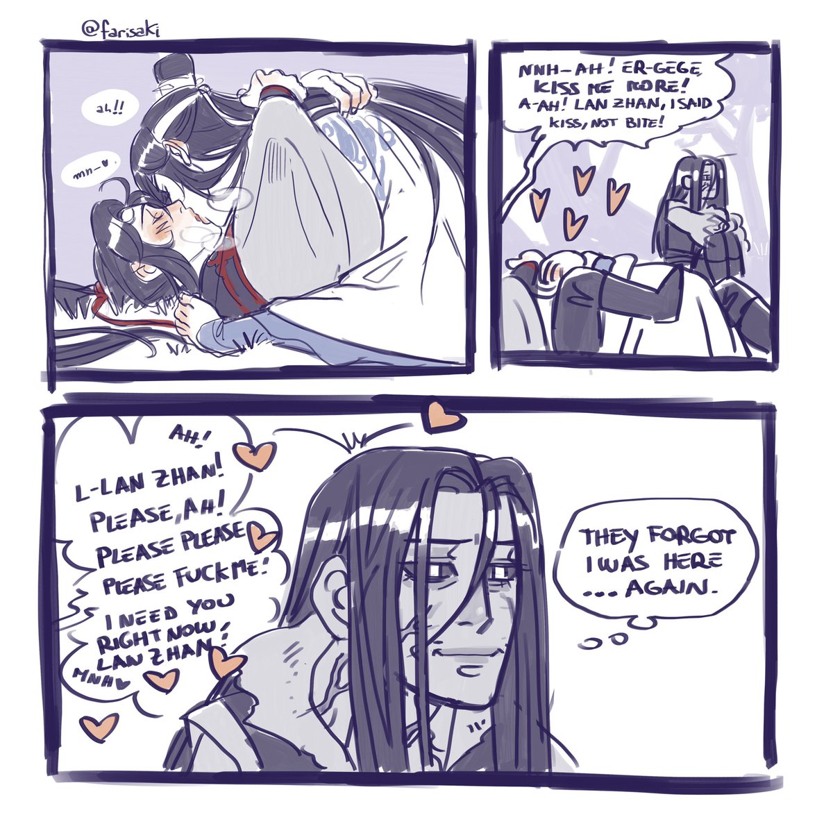 farisaki's tweet photo. I love you!

#MDZS #WangXian https://t.co/RuOtIeI8UX